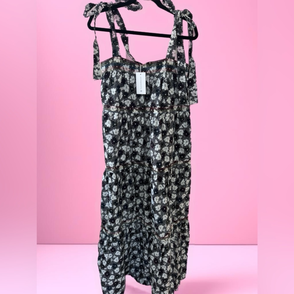 Tuckernuck Navy Floral Big Love Dress